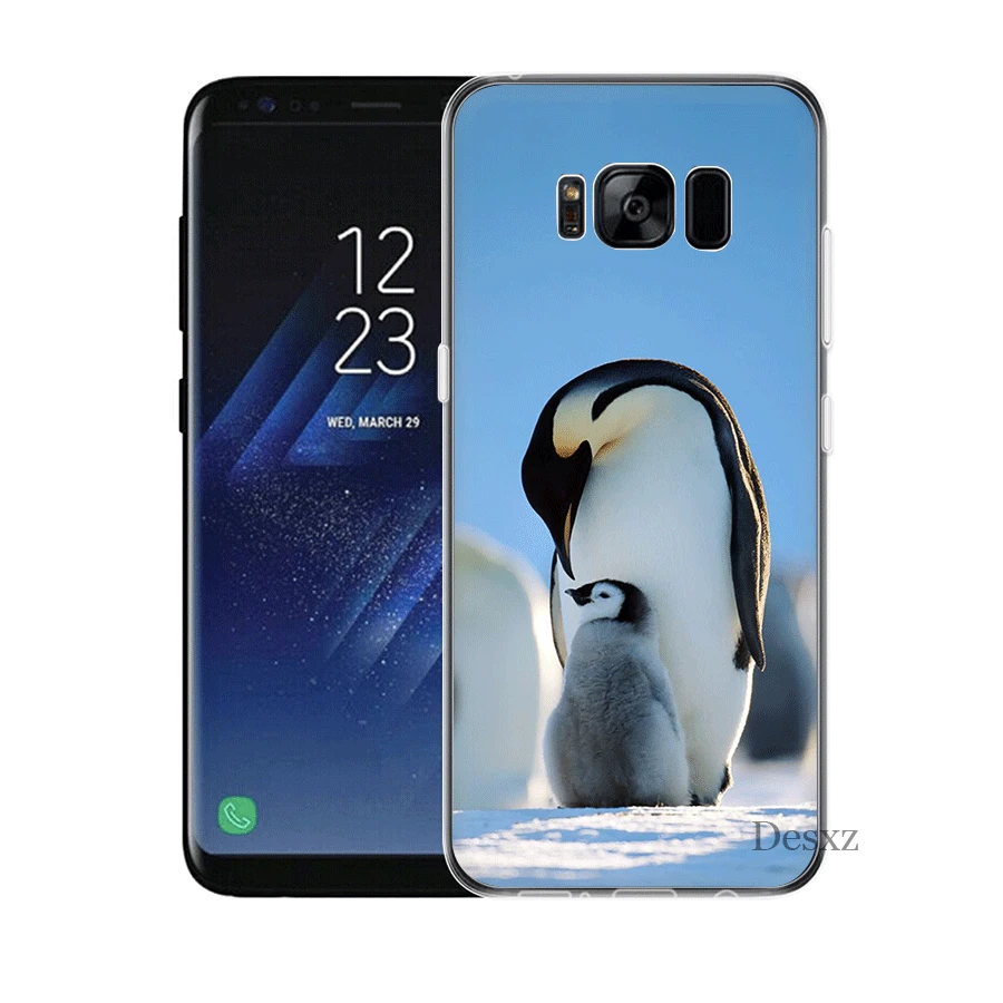 H8 Мобильный чехол для телефона для samsung A3 A5 A6 A7 A8 A9 A10 A20 A30 A40 A50 A60 A70 в твердом переплете с милым пингвином; - Цвет: H8