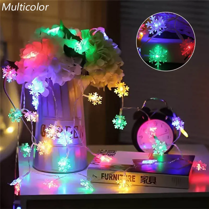 Multicolor 1,5 м, 3 м, 6 м, 10 м, Рождественский светодиодный светильник-гирлянда s, праздничный светодиодный Сказочный светильник, вечерние гирлянды для украшения гостиной и сада - Испускаемый цвет: Multicolor