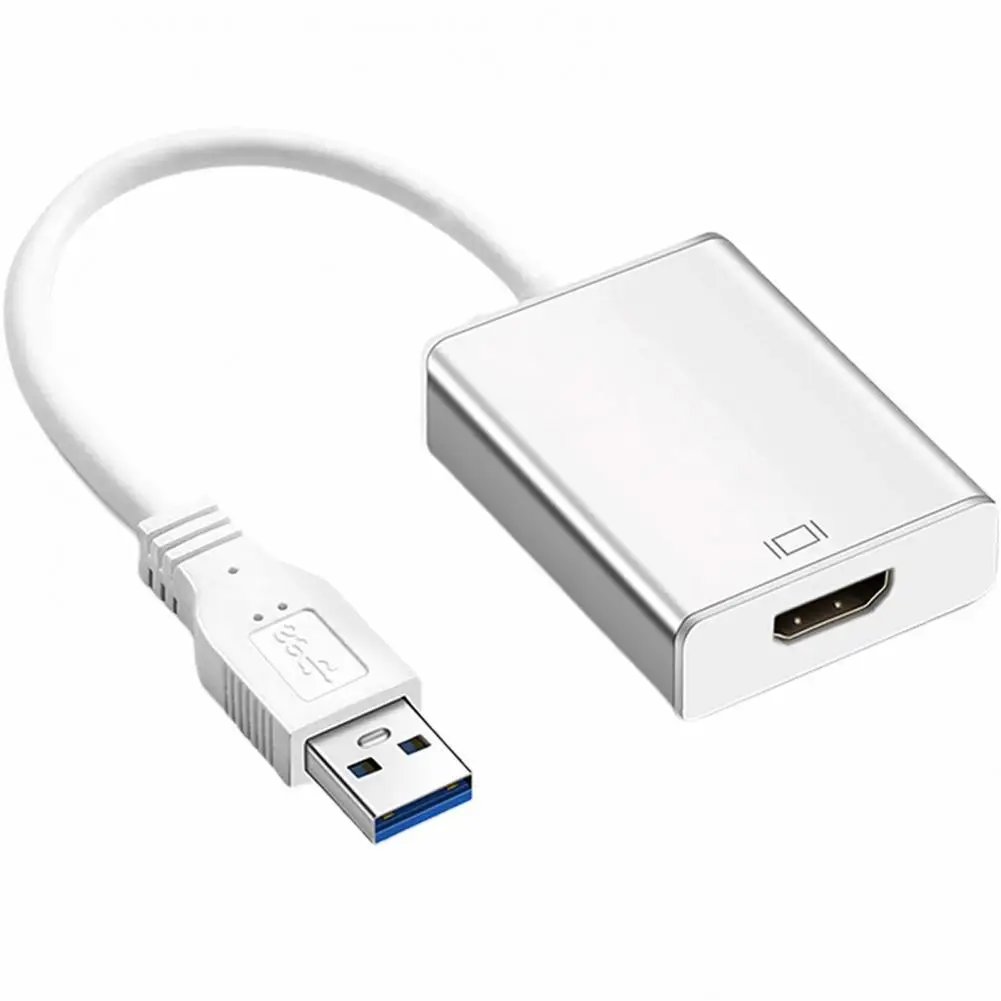 Портативный 1080P Высокое разрешение USB 3 0 к HDMI-Совместимость Hub адаптер док-станция