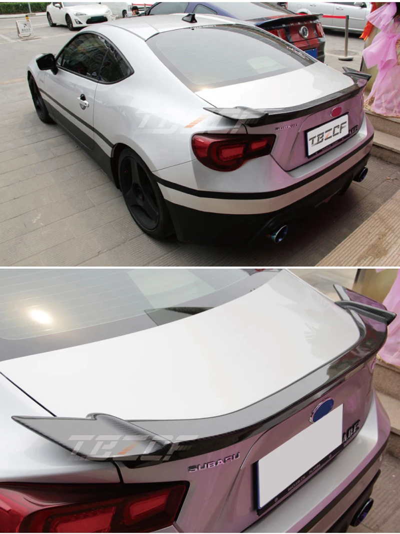 Для Toyota GT86 Subaru BRZ Scion FR-S FRP/углеродного волокна авто задний спойлер багажника крыло 2012