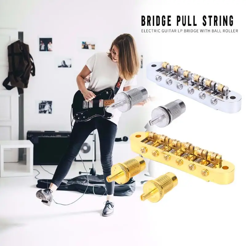 Прочный Tune-O-Matic роллер седло электрогитара тонкой работы длительный срок службы мост для LP EPI аксессуары для гитары