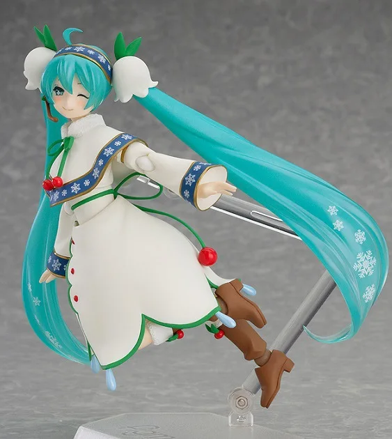Hatsune Figma 024# Snow Hatsune Miku Hatsune модель мобильного гаражного комплекта