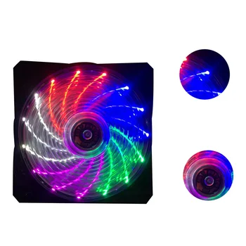

Ultra Silent LED Case Fans Fashion Light Up LED Cooling Anti-Vibration PC Computer Heatsink Cooler Fan