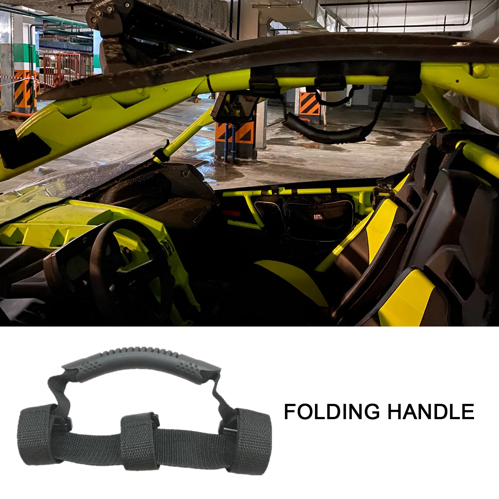 UTV ATV Universal Sports Roll Bar Cages Grab Handle Hold For Jeep For Can-am Commander Maverick X3 1000 Polaris RZR Ranger atv accessories car modification accessories