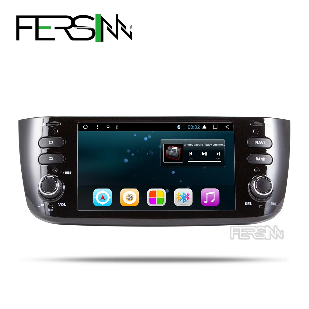 Fersinny android 9,0 автомобильный dvd для Fiat/Linea/Punto 2012 2013 автомобильный мультимедийный плеер