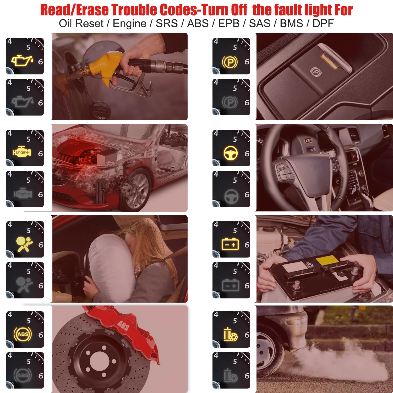 2026 Autel MaxiCheck Pro for DPF ABS Brake Auto Bleeding Diagnostic