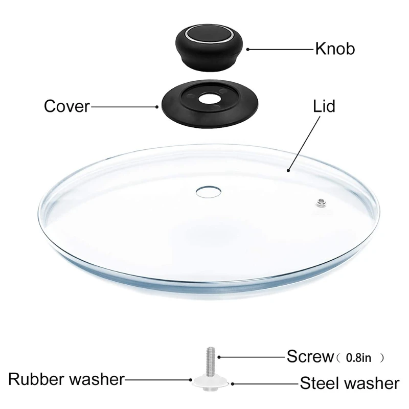 4pcs Universal Pot Pan Lid Knob Handle