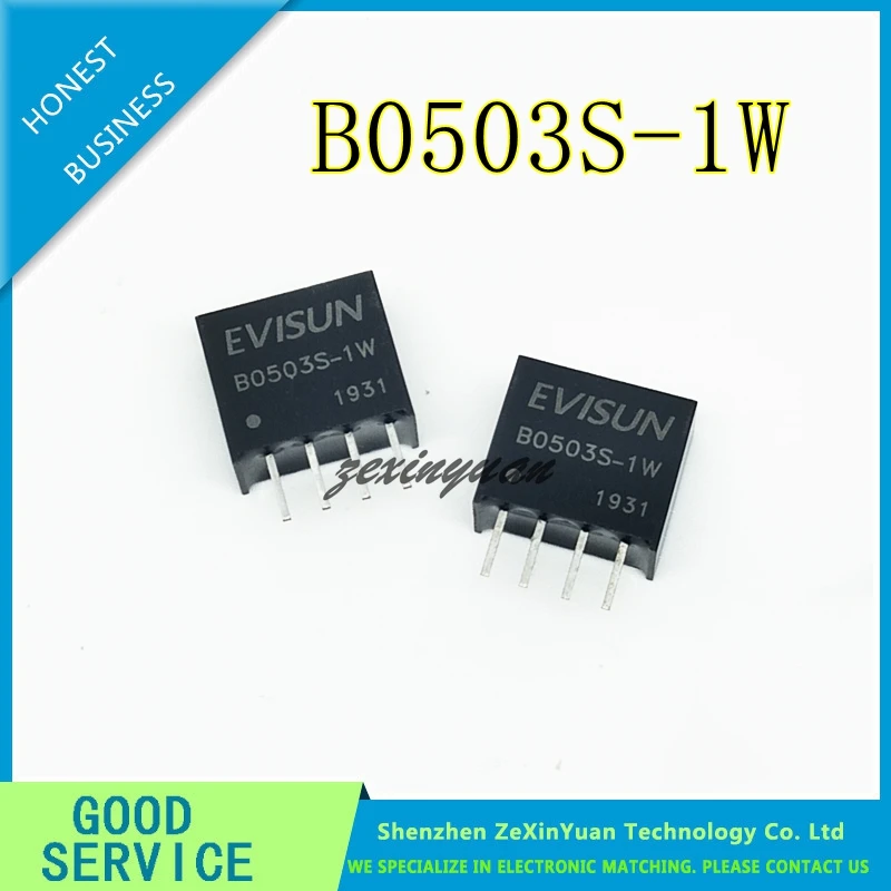 

5PCS 10PCS 20PCS B0503S-1W B0503S SIP-4 NEW DC/DC power module 5V to 3.3V