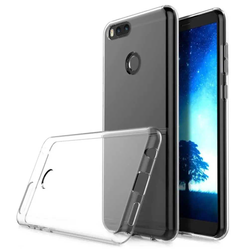 Transparent Silicone Cover Cases for Xiaomi Mi A1 5X Soft TPU