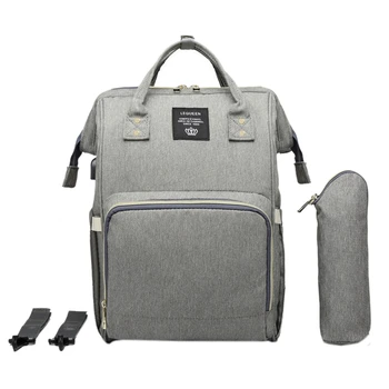 

LEQUEEN USB Diaper Bag Baby Care Large Capacity Mom Backpack Mummy Maternity Wet Bag Waterproof Baby Pregnant Bag