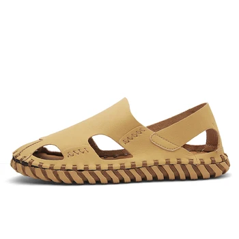 

deportivas homme safety de sandalsslippers transpirables para leather for man sandals genuine sandalle mens zandalias playa da