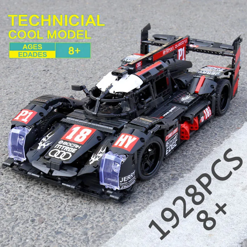 Yeshin Technic машинки черный R18 скоростной двигатель автомобиля набор RC сборки игрушечные модели автомобилей Детские Рождественские подарки строительные блоки кирпичи