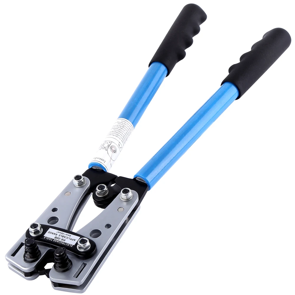 Professional 6 50mm2 Plug Crimp Plier Hex Crimper Crimping Tool Battery Cable Lug|Pliers| - AliExpress