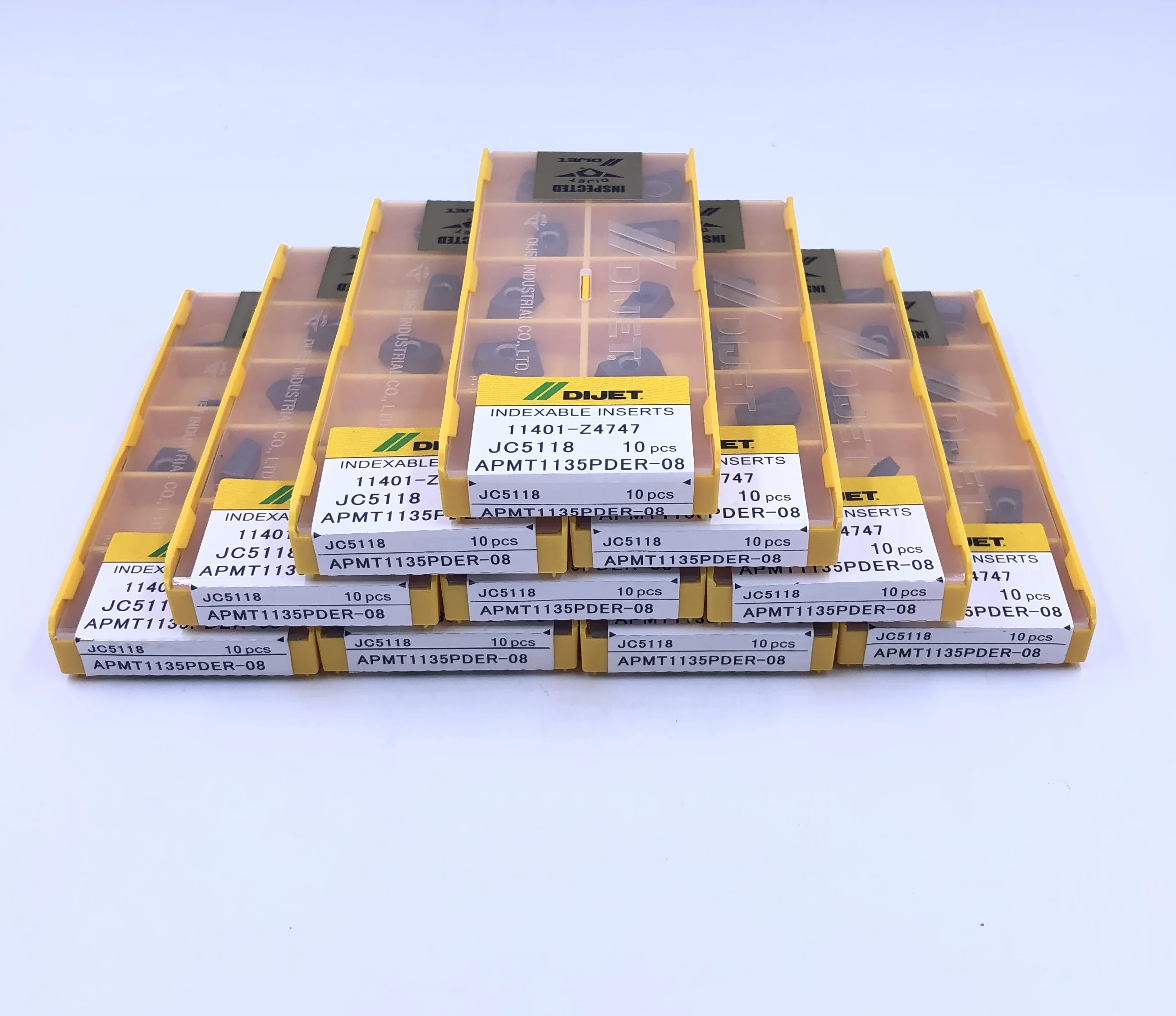 APMT1135PDER 08 JC5118 Original Japan Dijet Carbide Inserts Milling