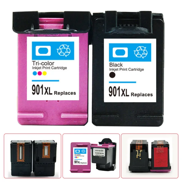 901XL сменный Картридж для струйного принтера совместимая hp J4500 J4580 J4640 J4660 J4680 SP99