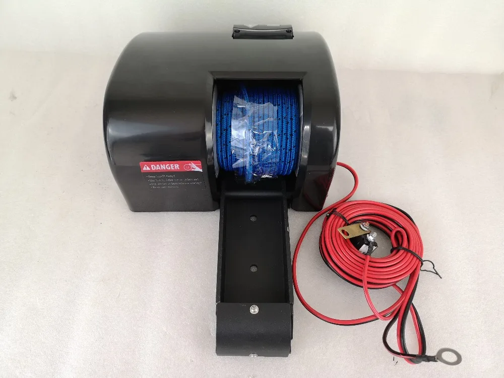 12V Якорная Лебедка для лодки подъёмник 35Lb для пресноводные морские понтон 4 варианта