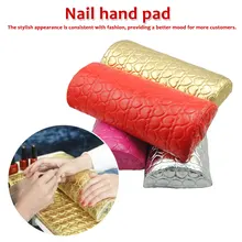 Профессиональный держатель для подушек из мягкой искусственной кожи, губка для рук, дизайн сердечко любовь, Подушка для ногтей, инструмент для маникюра, 1 шт