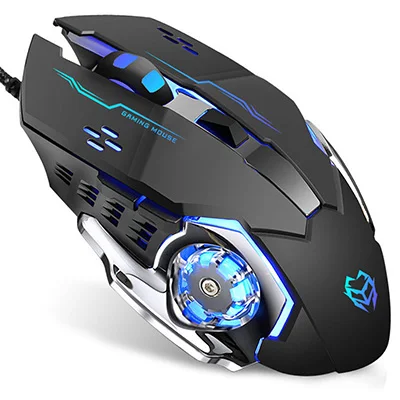 Wired Mouse Профессиональная игровая проводная мышь 8D 3200 dpi регулируемые проволочные оптические светодиодный компьютерные мыши USB кабель мышь для портативных ПК - Цвет: Wired Mouse