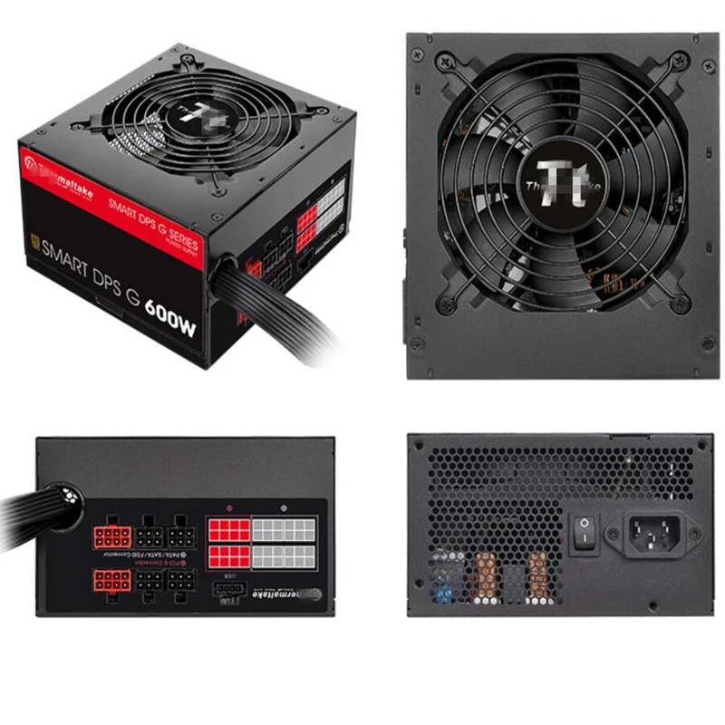 Бп для Thermaltake(Tt) Smart DPS G 600 вт ATX 12 в 80 плюс бронзовый половина модуль игра источник питания 600 вт блок питания SPG-0600D-B