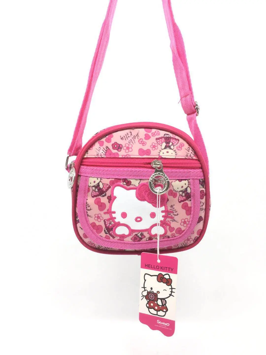 Розовый Новая женская сумка Hello kitty, сумка через плечо, KX-H1171 - Цвет: Розовый