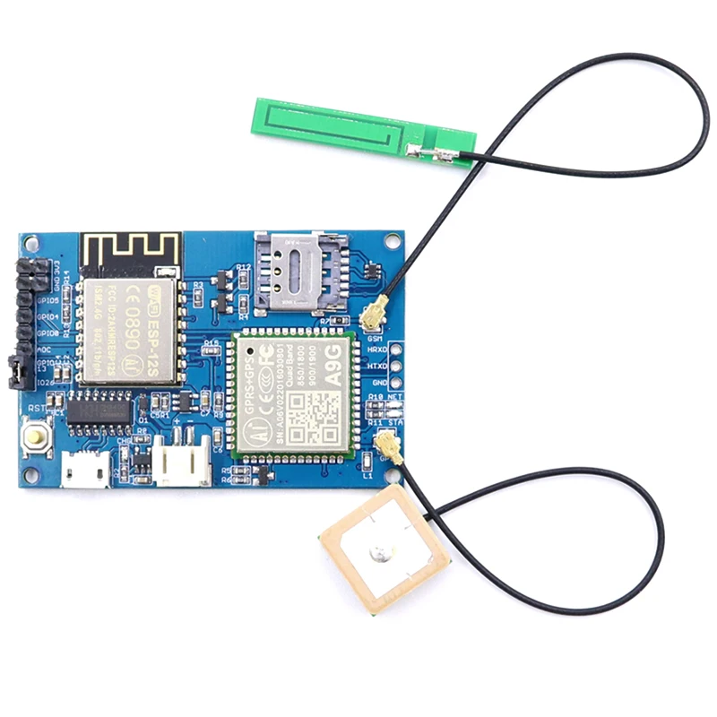 ESP8266 ESP-12S A9G GSM GPRS + GPS IOT Knot V1.0 модуль макетная плата с Wi-Fi сотовым GPS-отслеживанием |