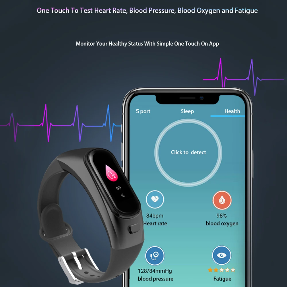 Умный Браслет H109, спортивные Bluetooth наушники, часы, умный пульсометр, кровяное давление, Водонепроницаемый Фитнес-трекер, умный Браслет