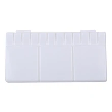 33 сетки пластиковые товары для рукоделия складные для хранения акварельные Инструменты Профессиональные белые краски ing палец отверстие краски палитра Коробка лоток