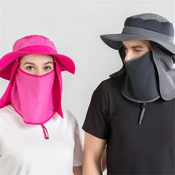 

Fisherman Hat Outdoor Hiking Sunhat UV Protection Cap Breathable Quick-drying Fisherman Hat