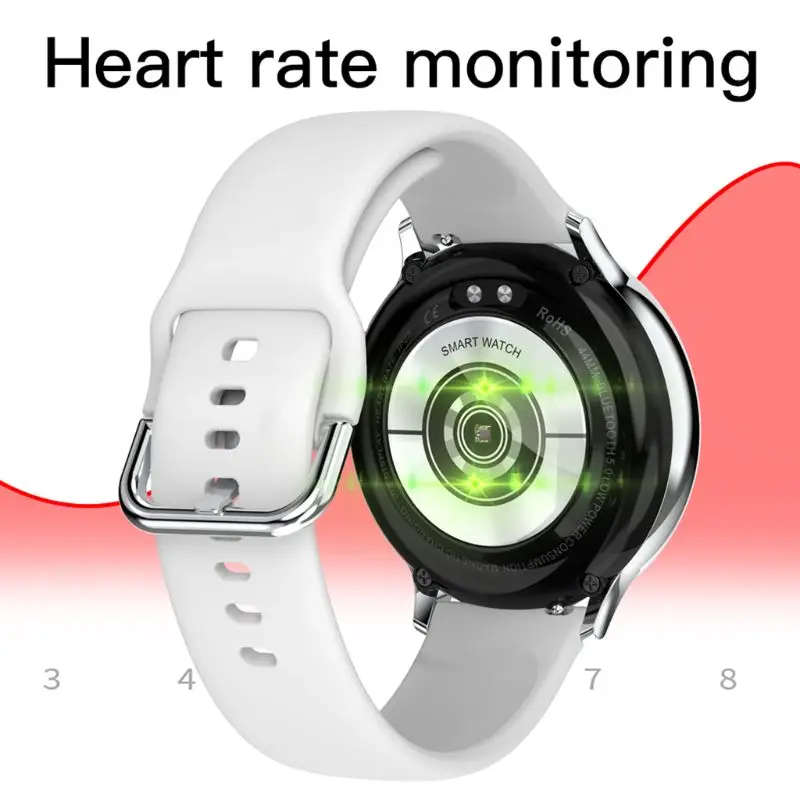 

Multifunction IP68 Waterproof Smart Watch Heart Rate Oximeter Blood Pressure Oxygen Health Monitor for Sports Running Walking Ri