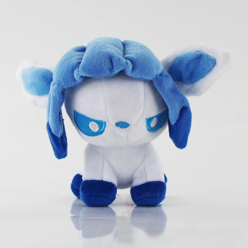 Kawaii стежка плюшевые куклы игрушки Eevee Sylveon Espeon Flareon Umbreon Glaceon Jolteon Vaporeon Leafeon Мягкие плюшевые куклы для детей - Цвет: Синий