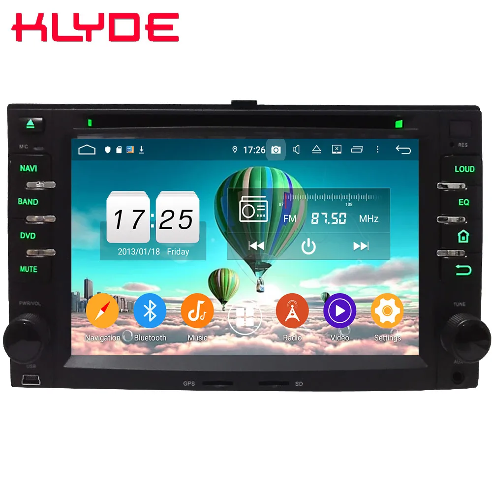 Klyde 4G Android 9,0 Восьмиядерный 4 Гб+ 64 Гб DSP BT автомобильный DVD мультимедийный плеер для Kia Morning Magentis Optima Picanto Sedona Sorento