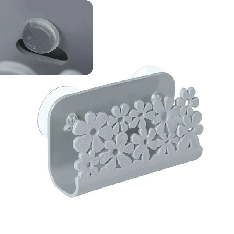 

Kitchen Bathroom Drying Rack Sink Side Shelf Sponge Storage Shower Towel Cloths Storage Soap Dish Holder Scrubbers Soap Storage