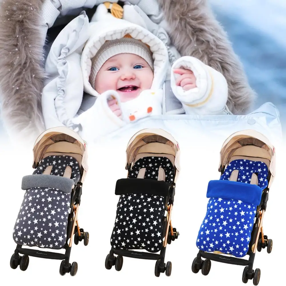 Детская коляска, спальный мешок, детская коляска, спальный мешок, вязаный спальный мешок, для новорожденного, для коляски, толстый теплый спальный мешок для коляски