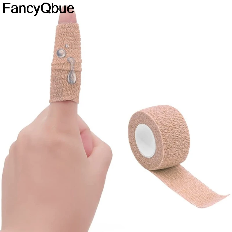 Vendaje elástico autoadhesivo de colores, 2,5x450cm, Kits de primeros auxilios para rodilleras, dedo, tobillo, Palma y hombro, 1 rollo