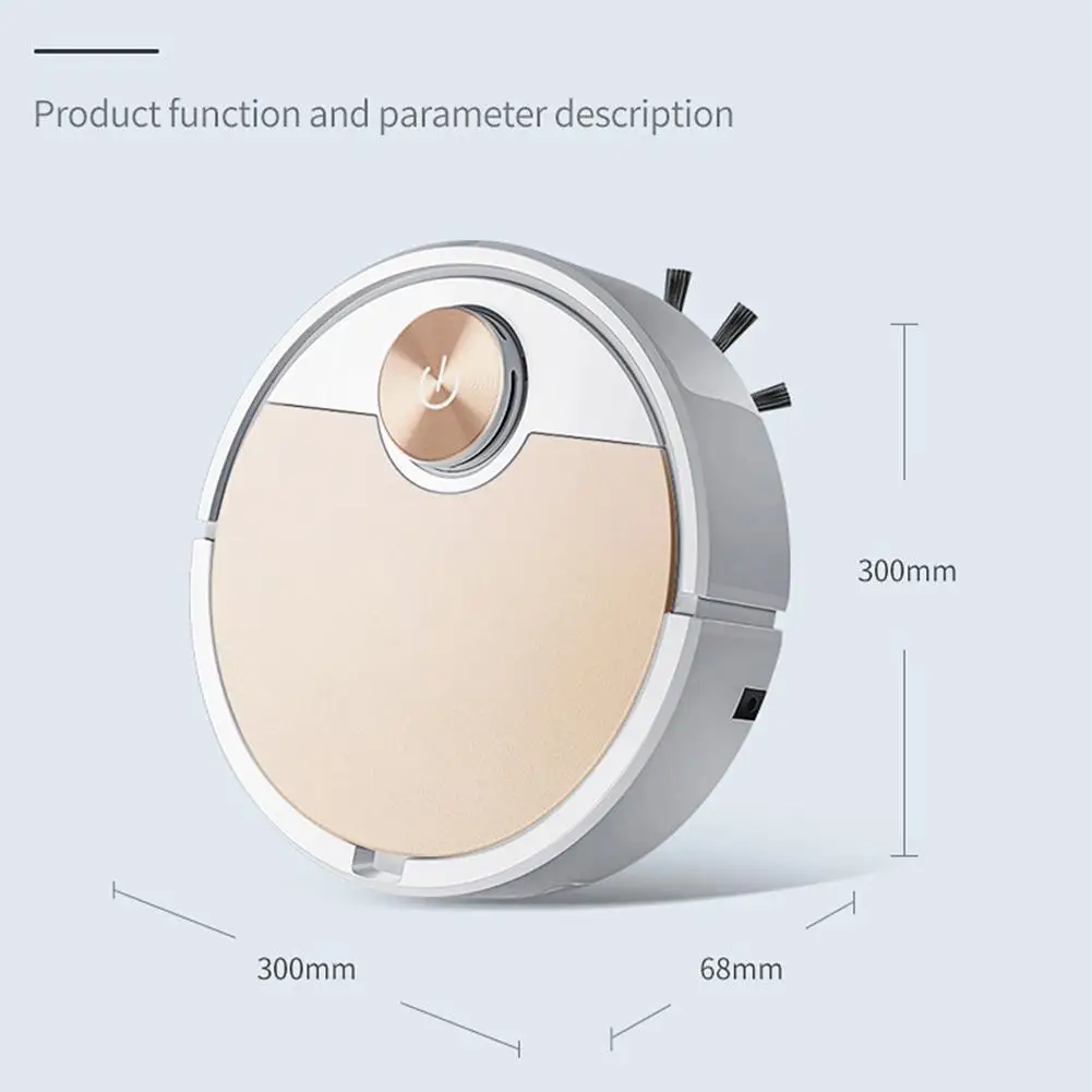 New Robot Vacuum Cleaner Es300 App Versions 2000Pa Powerful Suction