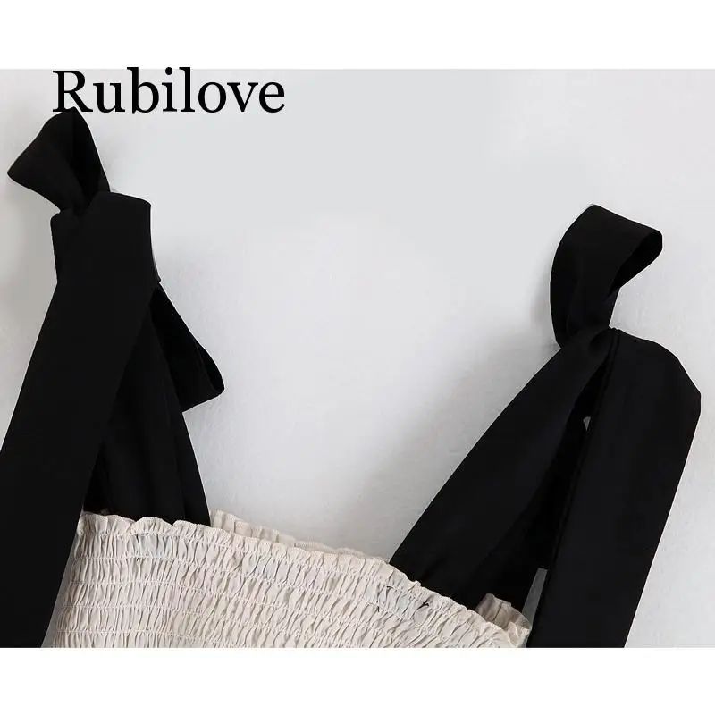 Rubilove короткие женские майки, топы, модные топы с бантом, женские элегантные топы без рукавов, женские топы