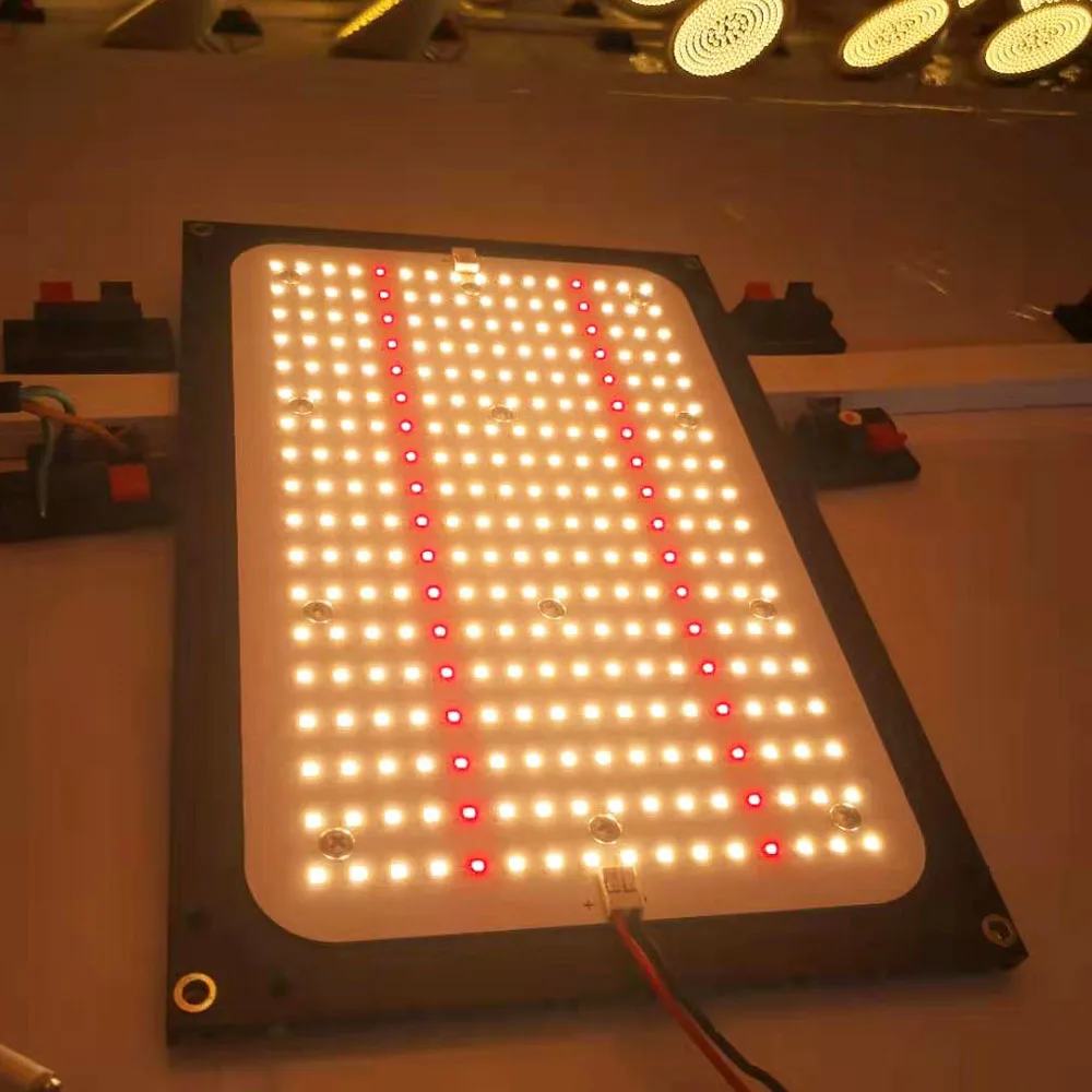 Обновленная Квантовая плата с предварительного сверла теплоотвод LM301B белый микс LH351H 660nm Высокая PPFD для комнатных растений