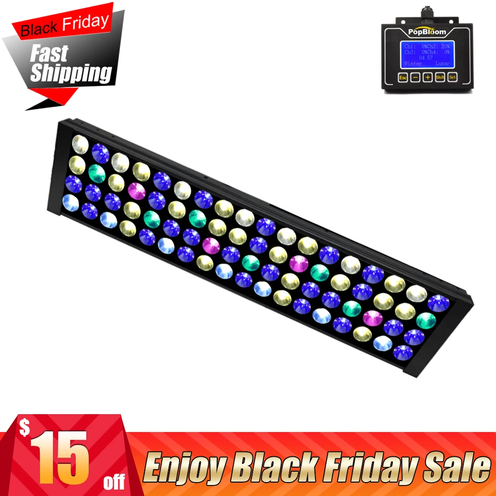 

DSunY freshwater led aquarium lighting lamp for aquarium fish plant tanks led tank light with smart dimmable control FI4BP1