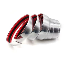 

2.5M Silver Car Bumper Moulding Trim Strip Door Edge Lip Guard Protector Chrome