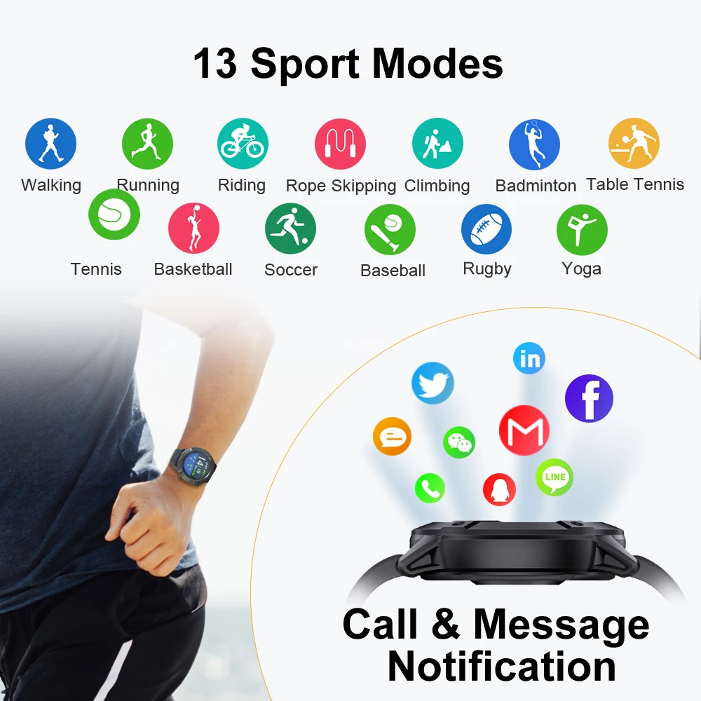 Cubot N1 Smartwatch Uomo,Cardiofrequenzimetro,1.28\