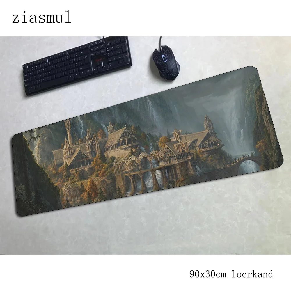 lord of the ring pad mouse 90x30cm computer gamer Boy Gift padmouse Personality mousepad ergonomic gadget desk mats | Компьютеры и