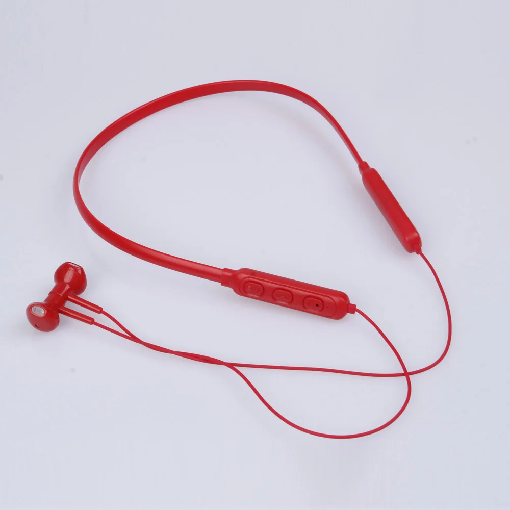 Bluetooth 5 0 проводные наушники с шейным креплением спортивные двухканальные