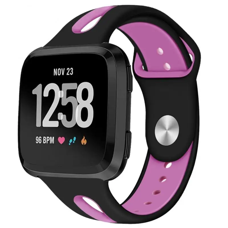 Браслет ремешок для Fitbit Versa/Versa Lite смарт-браслет женский и мужской мягкий силиконовый ремешок застежка для Fitbit Versa 2 часы