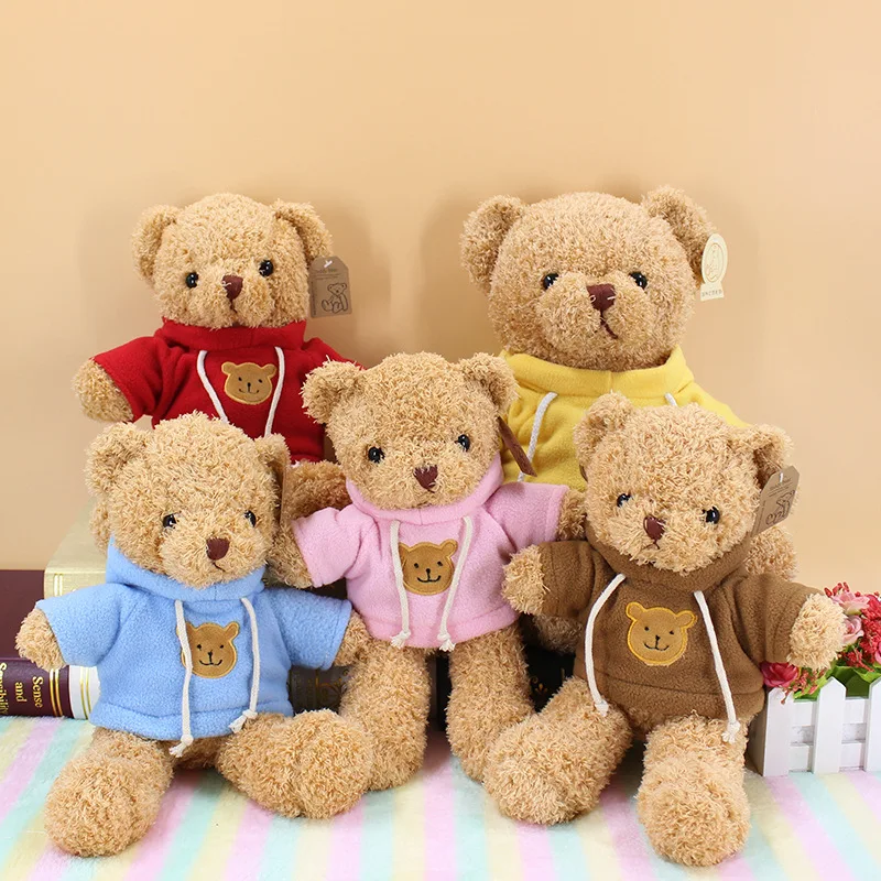 Kids Toys Plush-Toy Soothing-Doll Soft Teddy Stuffed Animals Playmate Bear Birthday-Gifts