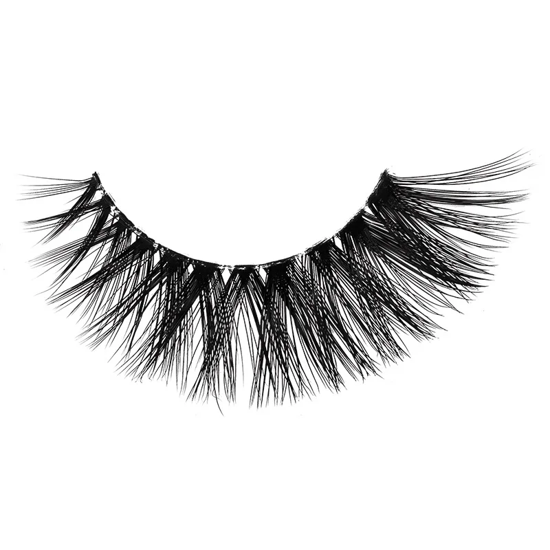 

good grade MA04 free sample 3D mink 100% handmade natural full strip lashes with package box