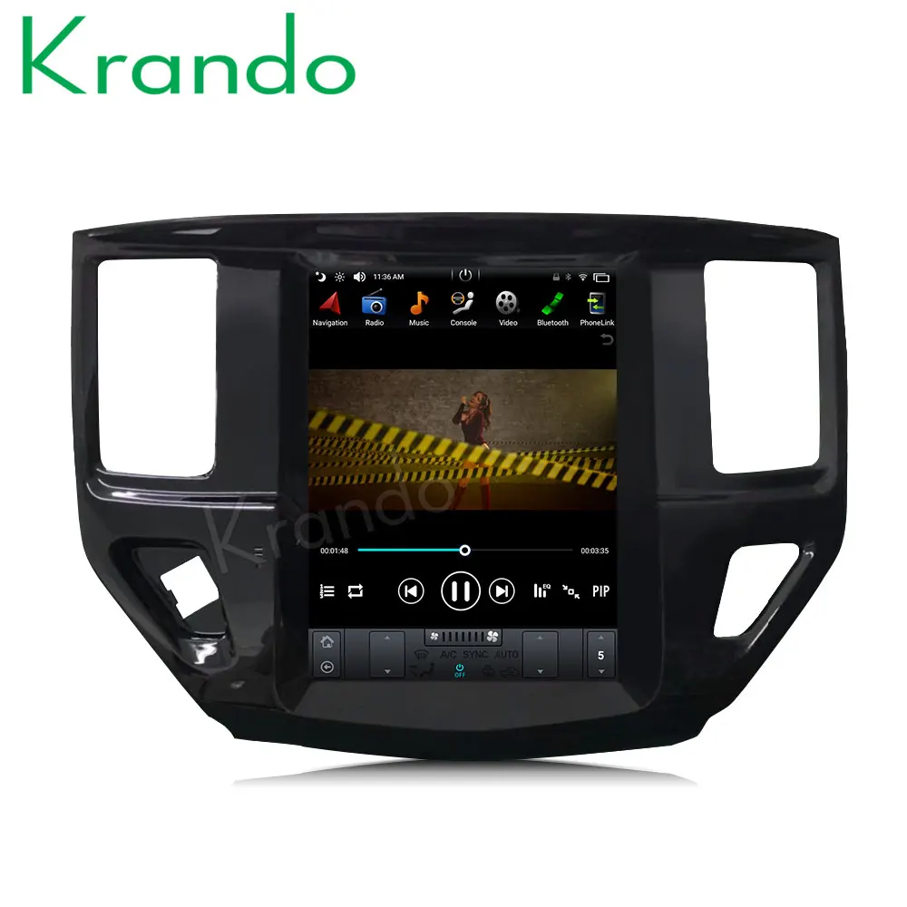 Clearance Krando Android 7.1 10.4" for Nissan Pathfinder tesla Vertical screen car radio gps GPS multimedia system for Nissan Pathfinder 5