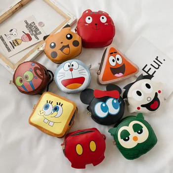 

Children small bags 2020 new Korean cartoon cute small animal shoulder bag Toddler messenger coin purse Shoulder Bags