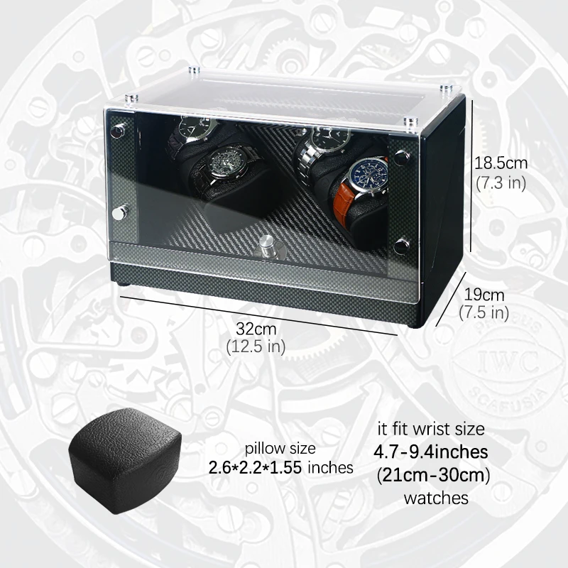 Часы Winder Box механические Автоматические часы дисплей для роскошных мужчин часы