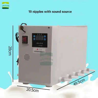 10 Nipple with sound 220V 50HZ интеллигентая(ый) Термостат для кормления 14/10/кабельный тестер кабеля 8 шт. соска воды медицина загрузочный агригат поросят автоматическая поилка молоком соски-пустышки - Цвет: 10 Nipple with sound