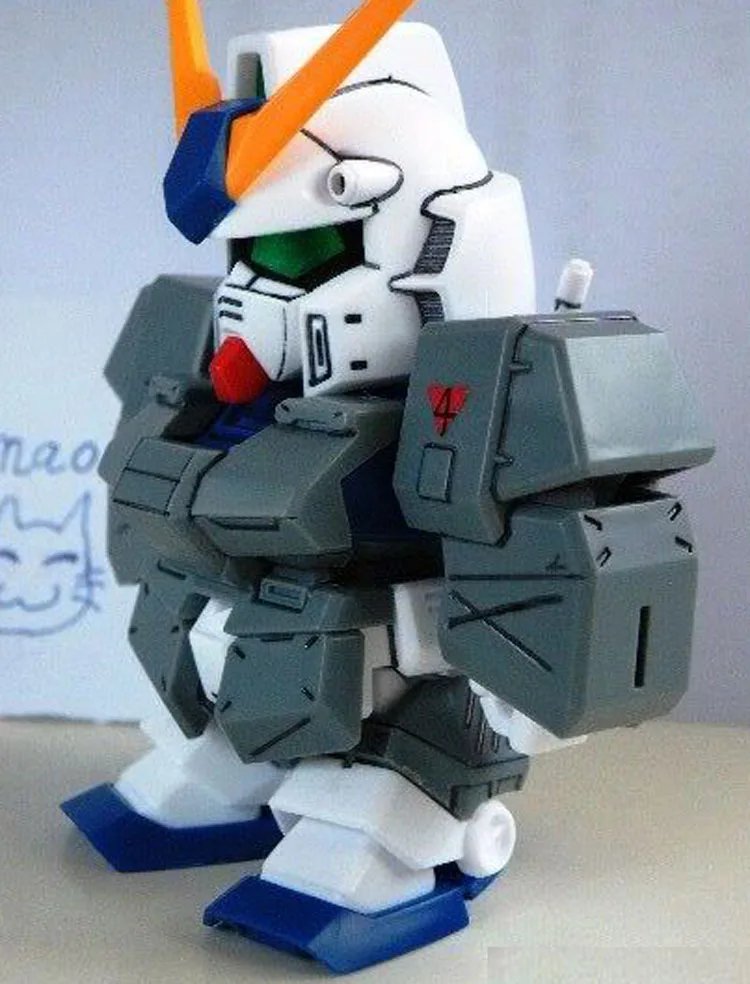 Qi yue Gundam модель милый мобильный костюм 7 опционально